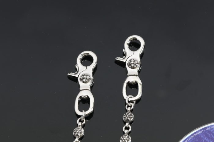 クロムハーツ CHROME HEARTS スターボール 2クリップショート シルバーウォレットチェーン - 画像 (7)