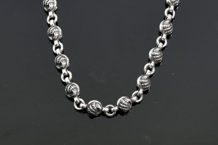 クロムハーツ CHROME HEARTS クローボール 2クリップショート シルバーウォレットチェーン - 画像 (5)