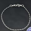 クロムハーツ CHROME HEARTS 31CHプラスボール 2クリップ ショートウォレットチェーン シルバー - 画像 (3)