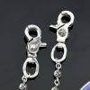 クロムハーツ CHROME HEARTS 31CHプラスボール 2クリップ ショートウォレットチェーン シルバー - 画像 (8)