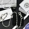 クロムハーツ CHROME HEARTS 31CHプラスボール 2クリップ ショートウォレットチェーン シルバー - 画像 (9)