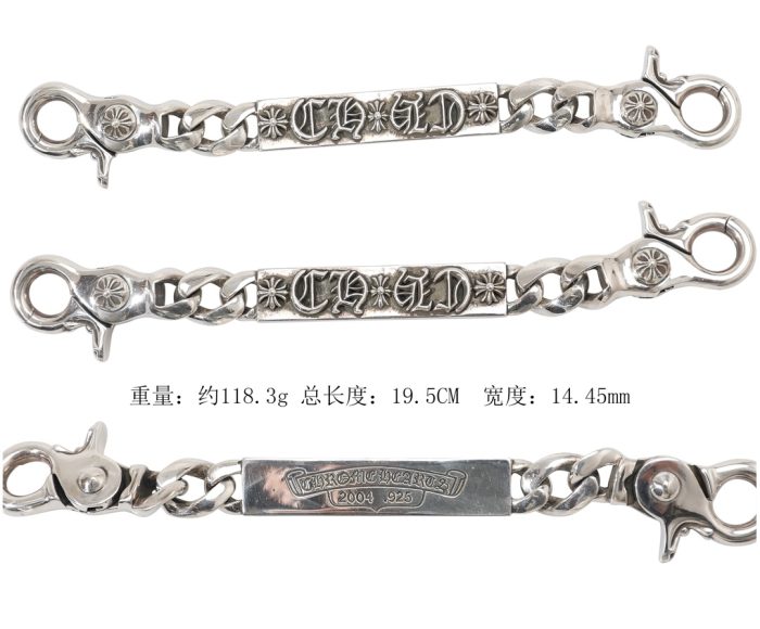クロムハーツ CHROME HEARTS 希少 CH.ID.キーリング キーチェーン ブレスレット バッグチャーム コレクター必見 - 画像 (10)