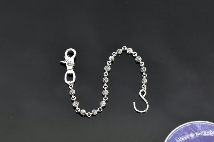クロムハーツ Chrome Hearts ショートマルチボール シルバーウォレットチェーン 1クリップ