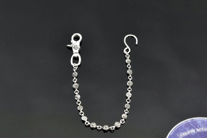 クロムハーツ Chrome Hearts ショートマルチボール シルバーウォレットチェーン 1クリップ - 画像 (2)
