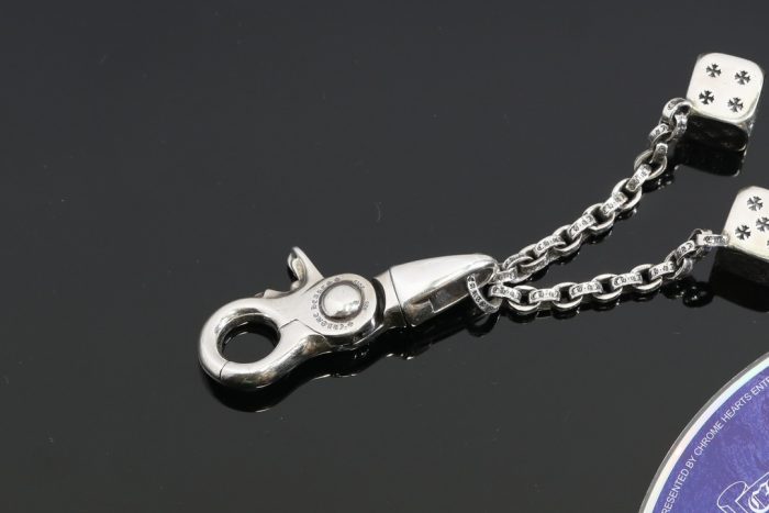 クロムハーツ Chrome Hearts DICE DBL ダブルダイス シルバー925 キーチェーン 高品質アクセサリー - 画像 (7)