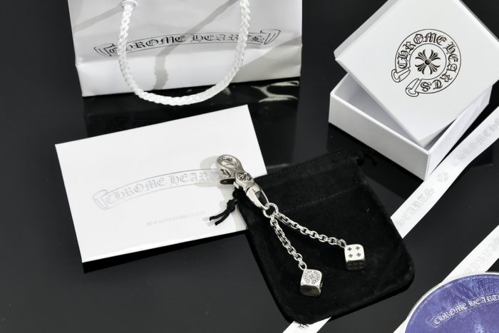 クロムハーツ Chrome Hearts DICE DBL ダブルダイス シルバー925 キーチェーン 高品質アクセサリー - 画像 (8)
