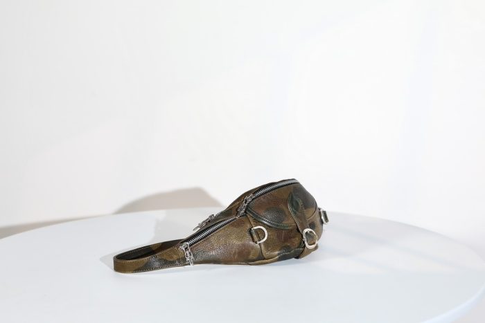 クロムハーツ SNAT PACK CAMO Mini スナットパック カモフラージュ柄レザーウエストバッグ ボディーバッグ シルバー925 - 画像 (2)