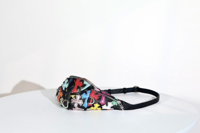 クロムハーツ Chrome Hearts SNAT PACK MULTI Mini スナットパック マルチクロスパッチレザーウエストバッグ ボディーバッグ - 画像 (3)