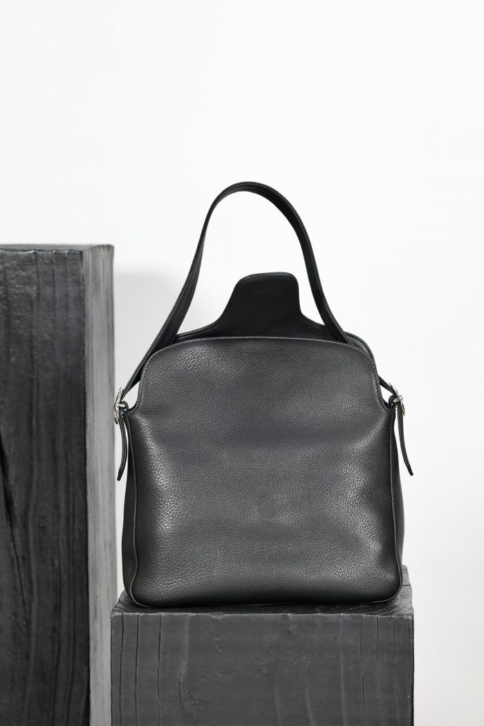クロムハーツ CHROME HEARTS  Flap ラージクロス  レザー ブラック ショルダーバッグ - 画像 (9)