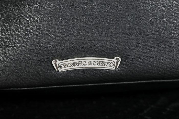 クロムハーツ CHROME HEARTS  Flap ラージクロス  レザー ブラック ショルダーバッグ - 画像 (7)