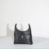 クロムハーツ CHROME HEARTS VIV クロコダイルレザー ブラック ダガー ミニショルダーバッグ