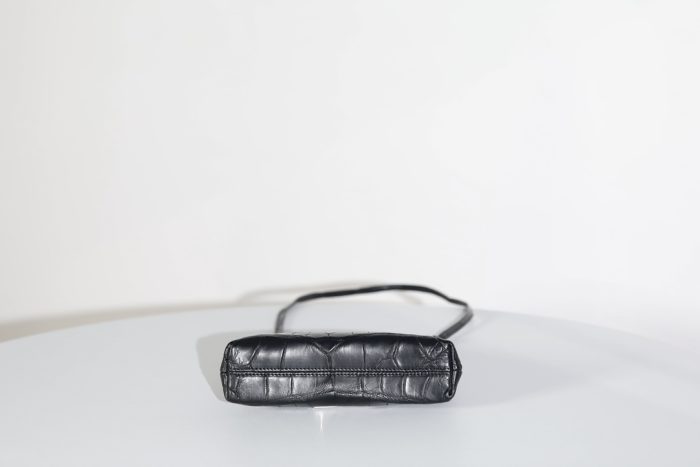 クロムハーツ CHROME HEARTS VIV  Mini クロコダイルレザー ブラック ダガー ミニショルダーバッグ - 画像 (6)