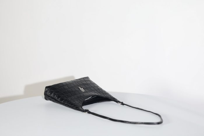 クロムハーツ CHROME HEARTS VIV  Mini クロコダイルレザー ブラック ダガー ミニショルダーバッグ - 画像 (5)
