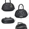 クロムハーツ GYM ゴシック ボーリング クロコダイルレザー 2WAY セメタリークロス装飾 ハンド＆ショルダーバッグ - 画像 (8)