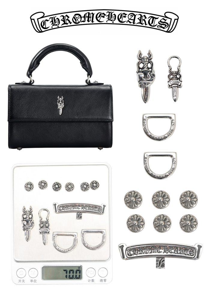 クロムハーツ CHROME HEARTS × BELLA HADID ハートダガー ハンドバッグ - 画像 (6)