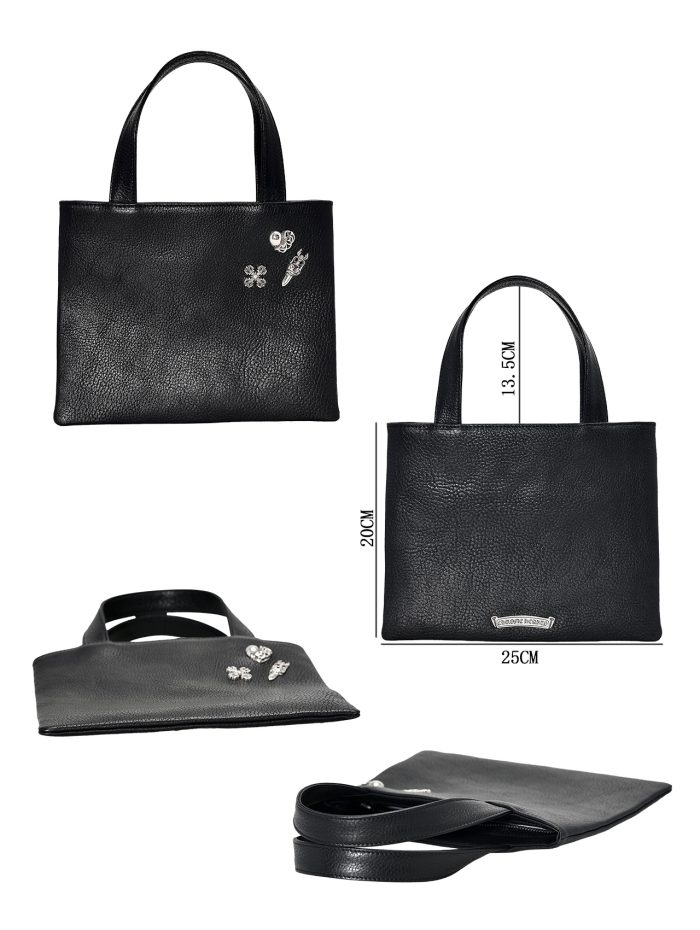 クロムハーツ Bailey Tote ダガー＆ハート×フィリグリープラスデザイン トートバッグ - 画像 (13)