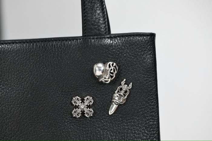 クロムハーツ Bailey Tote ダガー＆ハート×フィリグリープラスデザイン トートバッグ - 画像 (5)