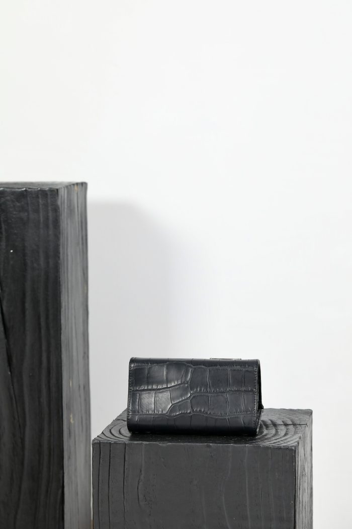 クロムハーツ Drew Mini ハンドバッグ クロコダイルレザー 3クロスボタン付き シルバー925金具 - 画像 (10)