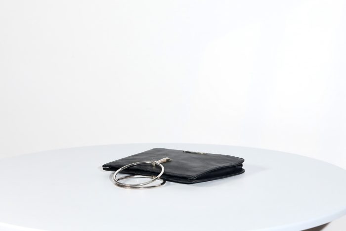 クロムハーツ Handbag ハードカウレザー シルバーリング ハンドバッグ - 画像 (7)