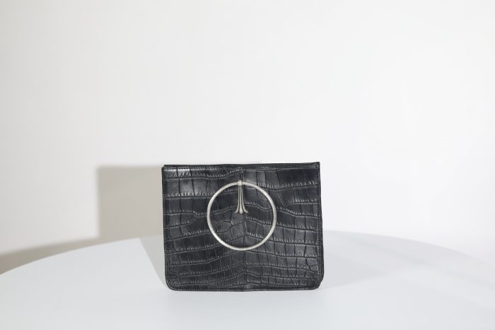 クロムハーツ Handbag クロコダイルレザー シルバーリング ハンドバッグ - 画像 (3)
