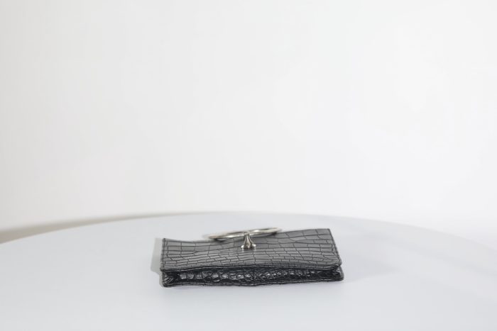 クロムハーツ Handbag クロコダイルレザー シルバーリング ハンドバッグ - 画像 (5)