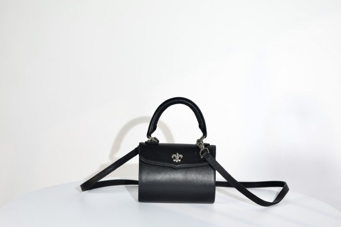 クロムハーツ CHROME HEARTS DOC ADAMS スモール BSフレア装飾 2WAYショルダー＆ハンドバッグ