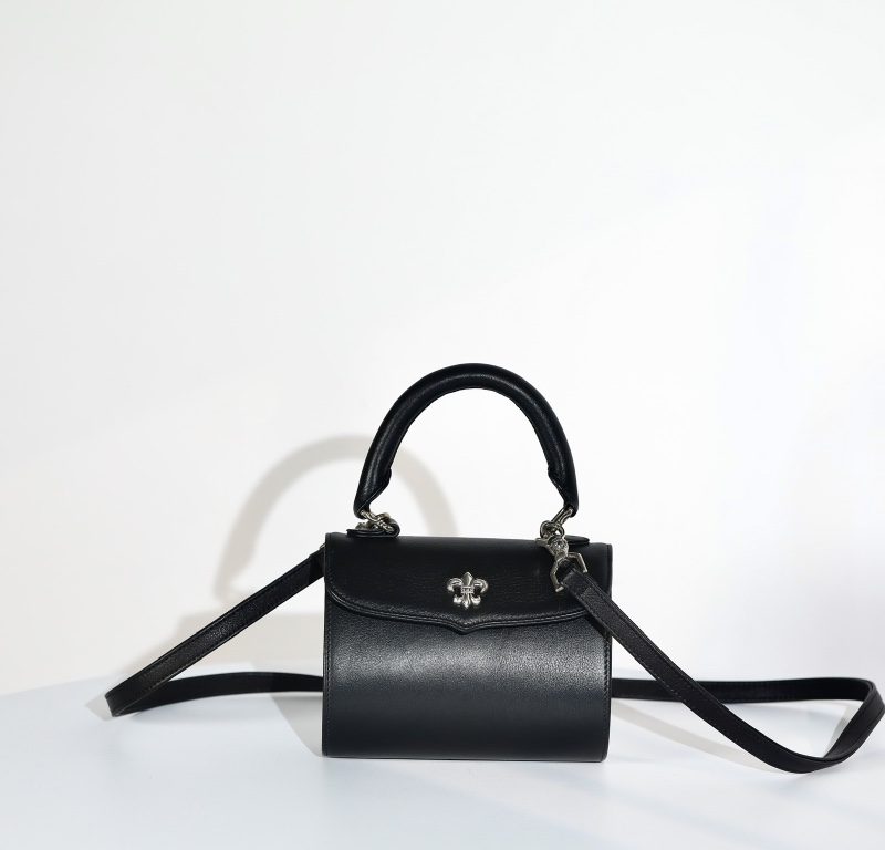 クロムハーツ CHROME HEARTS DOC ADAMS スモール BSフレア装飾 2WAYショルダー＆ハンドバッグ