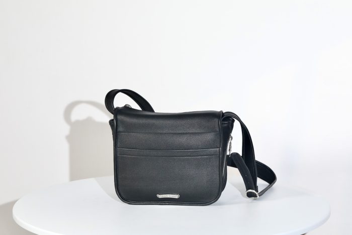 クロムハーツ Soft shoulder-Tiny/B スモール マルチCHクロス ソフト ブラック メッセンジャー ショルダーバッグ - 画像 (4)
