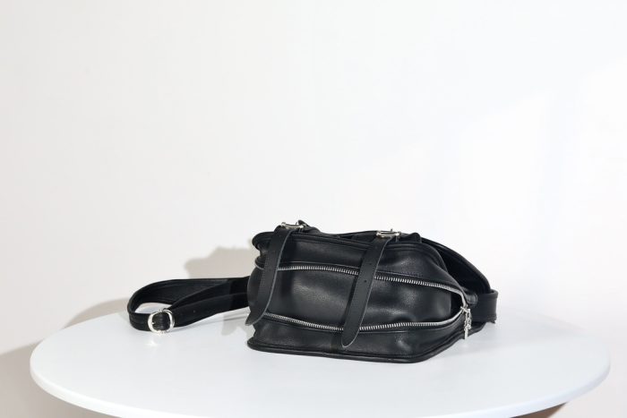 クロムハーツ Soft shoulder-Tiny/B スモール マルチCHクロス ソフト ブラック メッセンジャー ショルダーバッグ - 画像 (7)