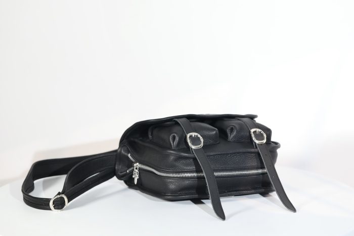 クロムハーツ Soft shoulder-Tiny/B スモール BSフレア ソフト ブラック メッセンジャー ショルダーバッグ - 画像 (5)
