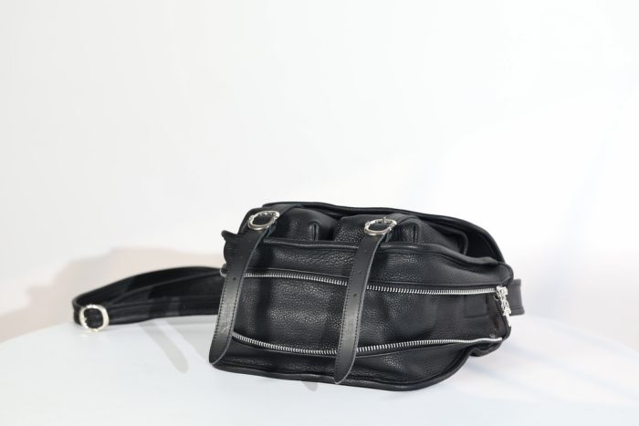 クロムハーツ Soft shoulder-Tiny/B スモール BSフレア ソフト ブラック メッセンジャー ショルダーバッグ - 画像 (6)