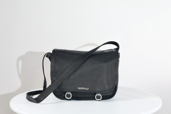 クロムハーツ Gunslinger bag ソフト ブラック ショルダー メッセンジャー バッグ ショルダーバッグ