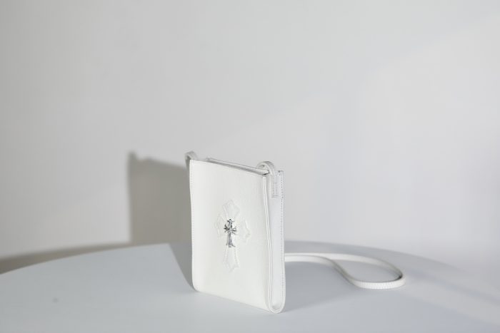 クロムハーツ Square pocket bag スクエアポケット CHクロス ホワイト ショルダーバッグ - 画像 (2)